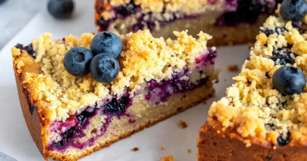 blueberry crumb cake