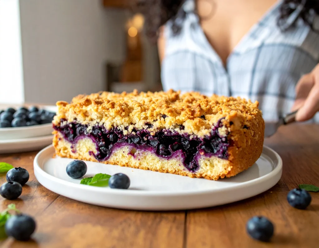 blueberry crumb cake